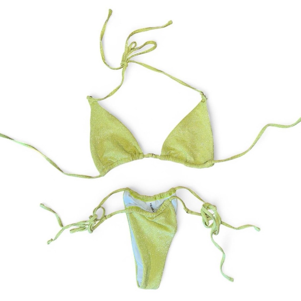 Lime Green Bikini Set